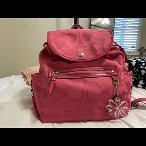 Coach Pink Backpack